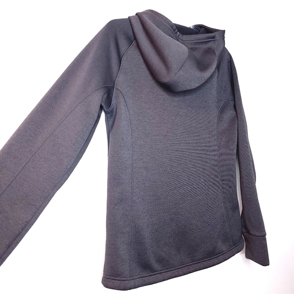 Under Armour men's m athletic performance gray heathered long sleeve zip jacket - Picture 11 of 16